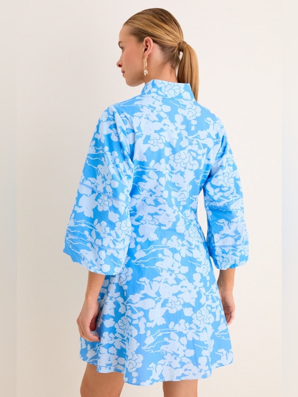 NEW Hyacinth House Morning Glory Floral Mini Hillsborough Dress - Picture 3 of 5
